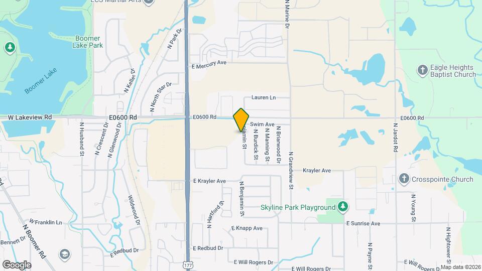 2202 N Benjamin St Map and Location Details