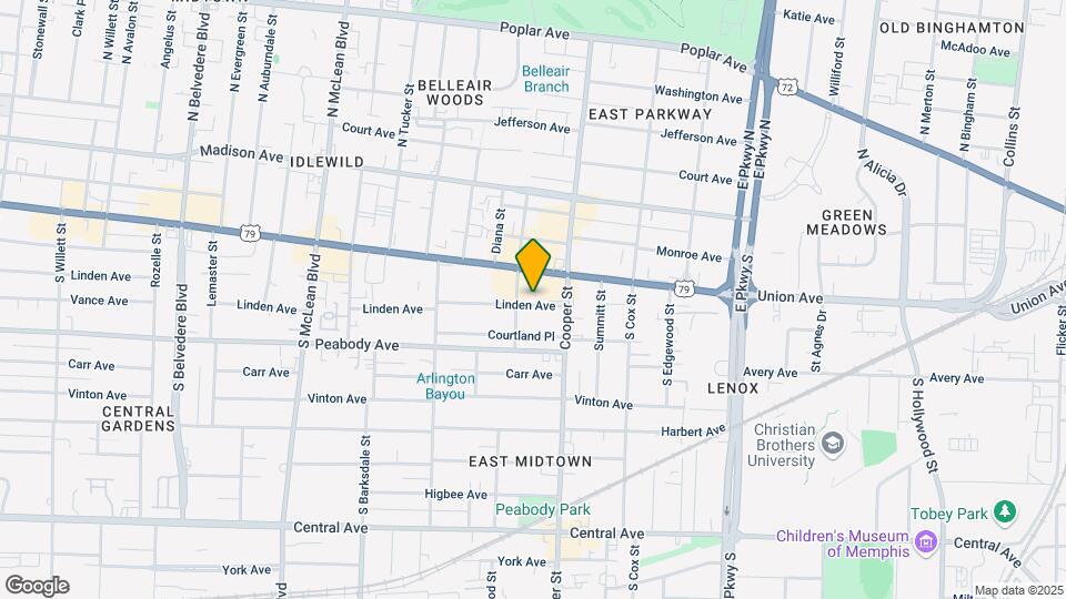 2092 Linden Ave Map and Location Details