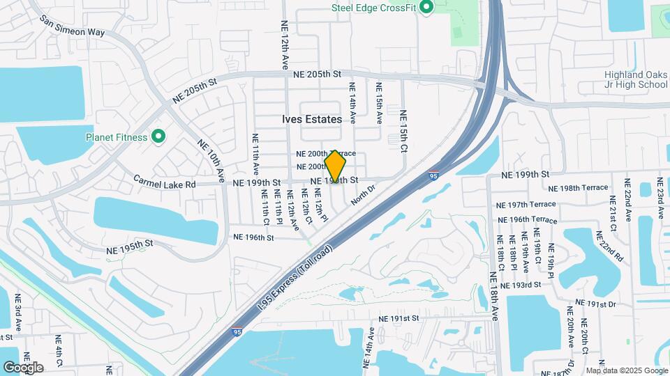 19821 NE 13th Ct Map and Location Details