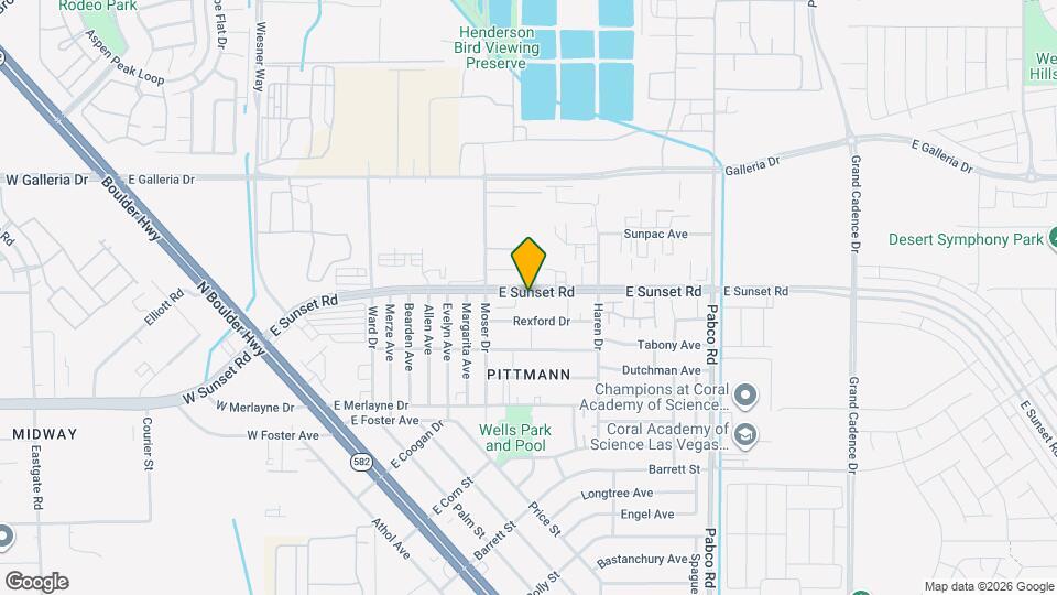 432 E Sunset Rd, Unit D Mapa y Detalles de la Ubicación