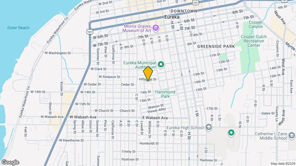 281 S Hillsdale St Mapa y Detalles de la Ubicación