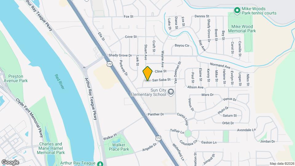 1602 San Saba St Map and Location Details
