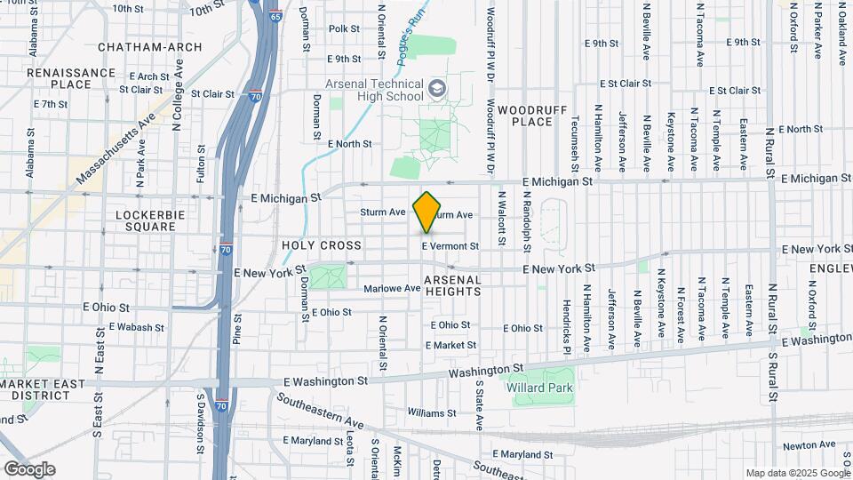 407 N Arsenal Ave Mapa y Detalles de la Ubicación