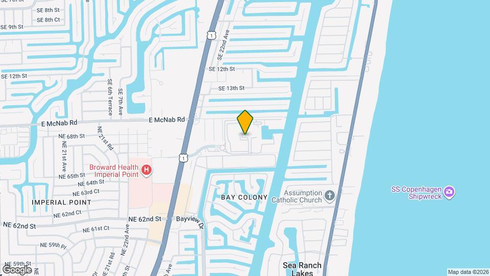 3300 Port Royale Dr N Map and Location Details