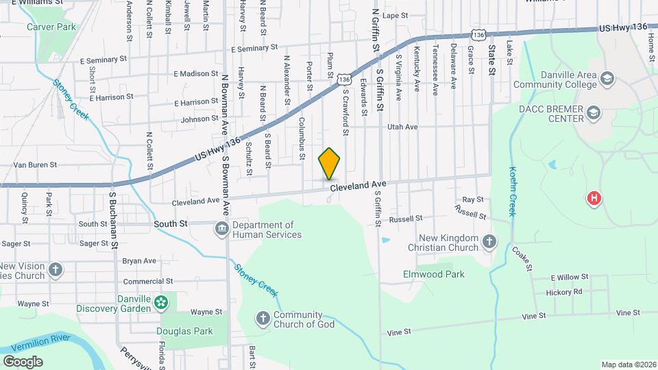 1203 Cleveland Ave Mapa y Detalles de la Ubicación