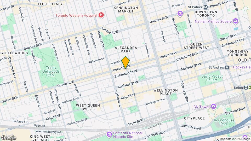 156 Portland St Map and Location Details