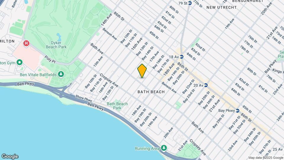 8754 Bay 16th St Map and Location Details