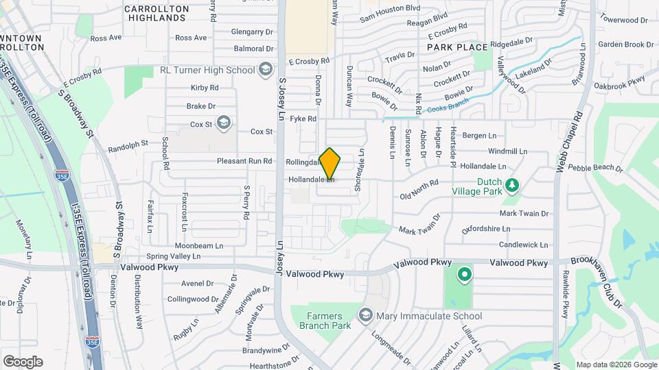 2760 Hollandale Ln Map and Location Details