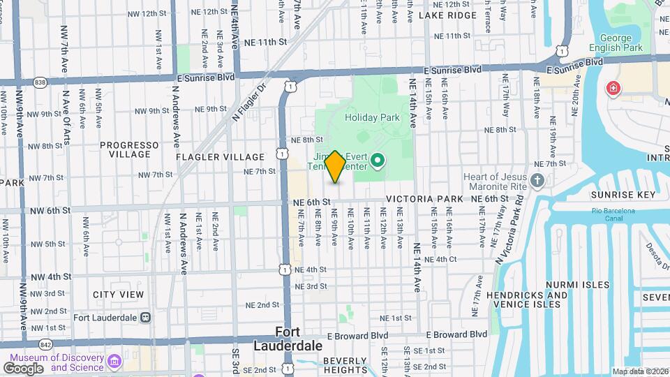 617 NE 9th Ave Map and Location Details