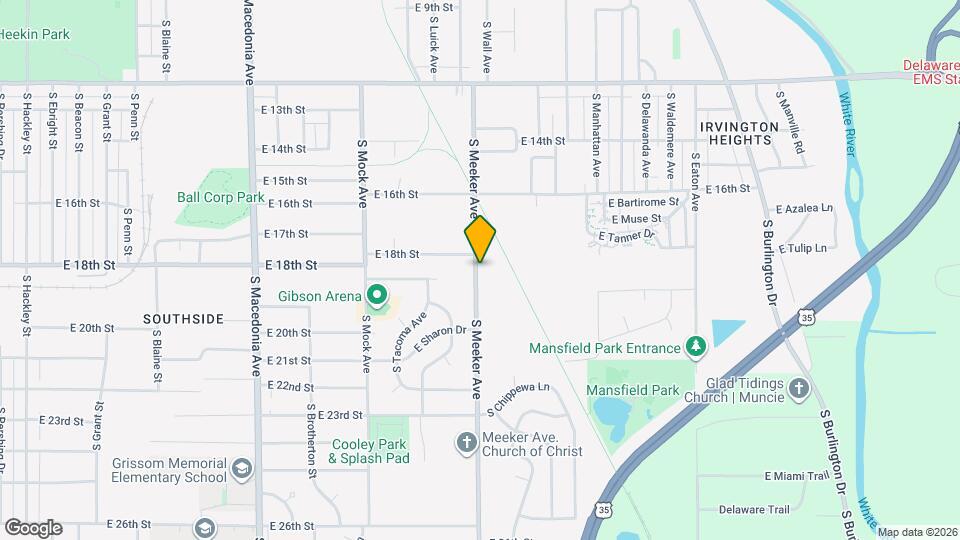 2520 S Meeker Ave Mapa y Detalles de la Ubicación