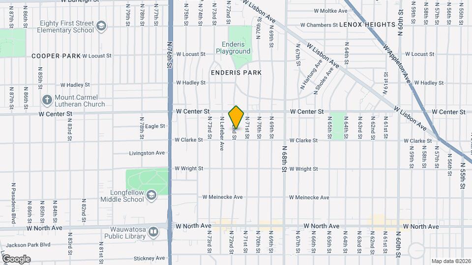 2620 N 72nd St Map and Location Details