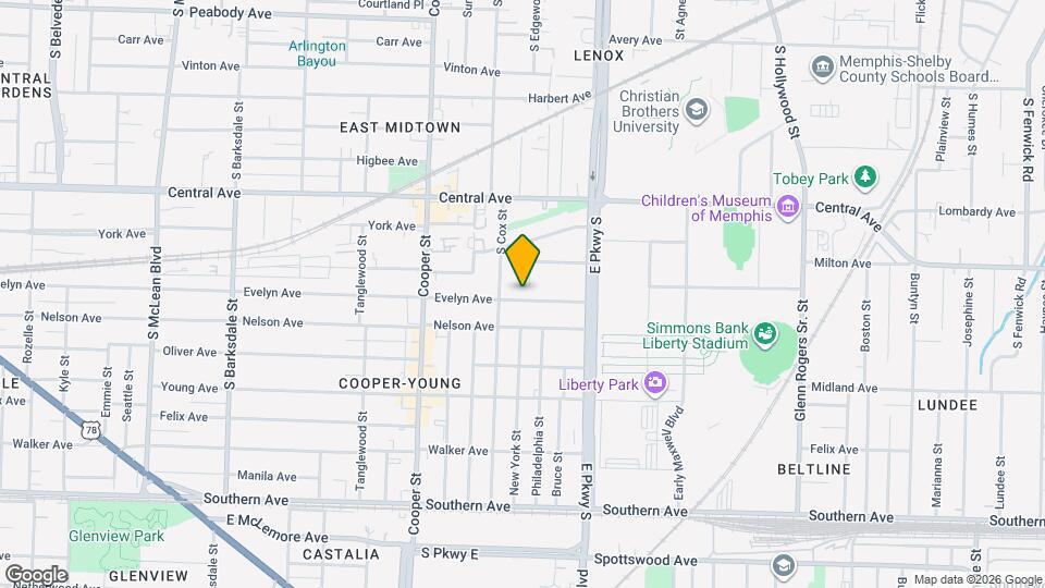 2250 Evelyn Ave Map and Location Details