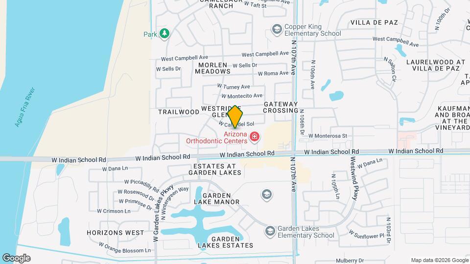 10864 W Devonshire Ave Map and Location Details