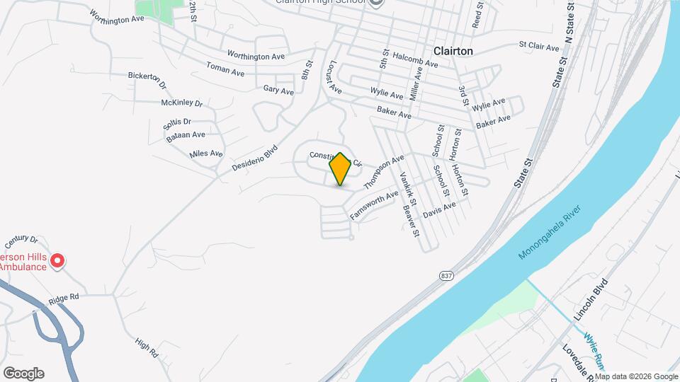 556 Thompson Ave Map and Location Details