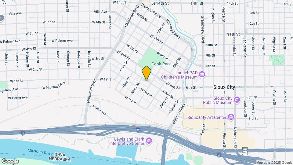 410 W 3rd St Map and Location Details