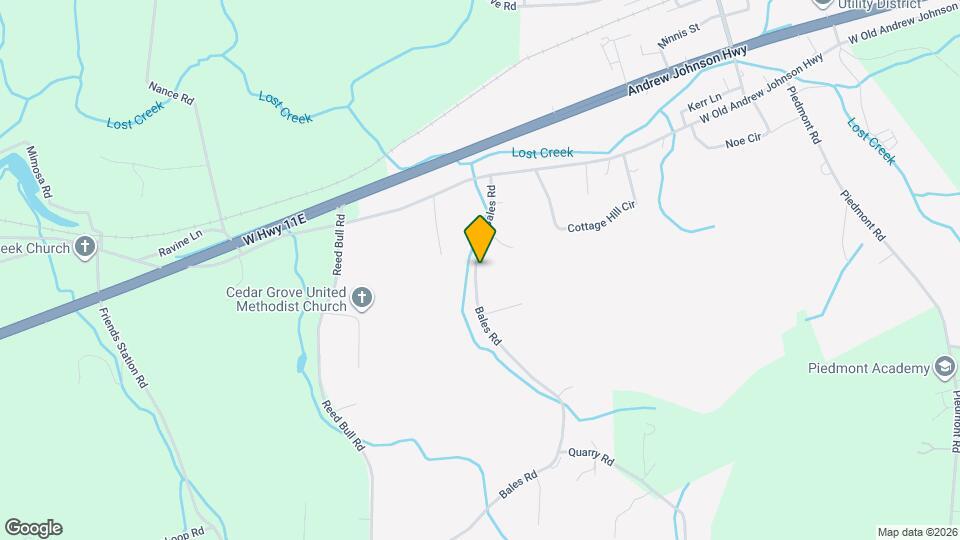 844 Bales Rd Map and Location Details