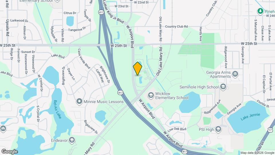 927 S Pine Ridge Cir, Unit G2 Mapa y Detalles de la Ubicación