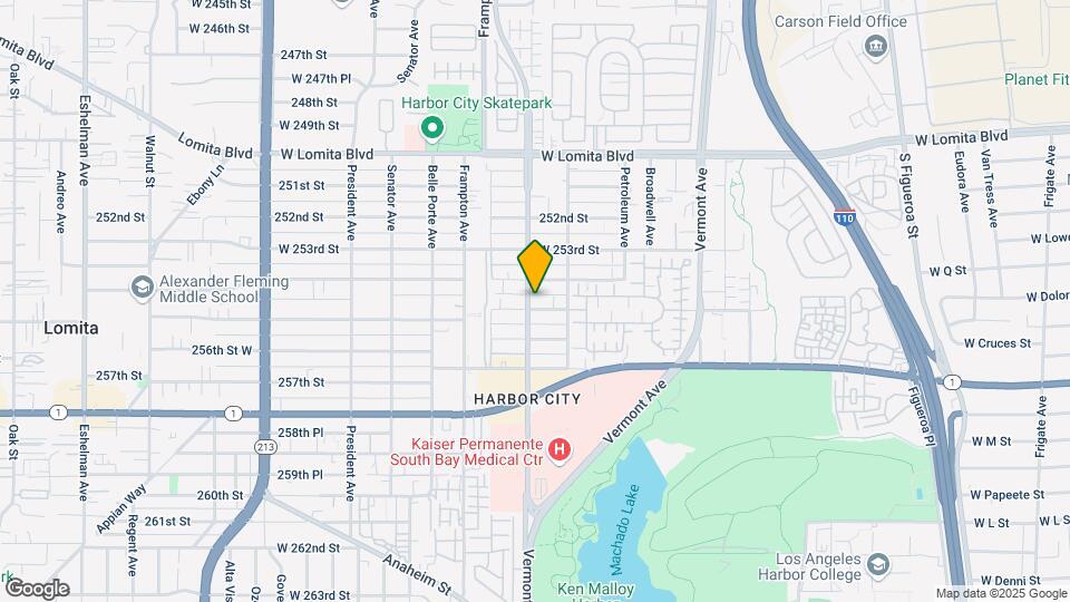 25424 Normandie Ave Map and Location Details