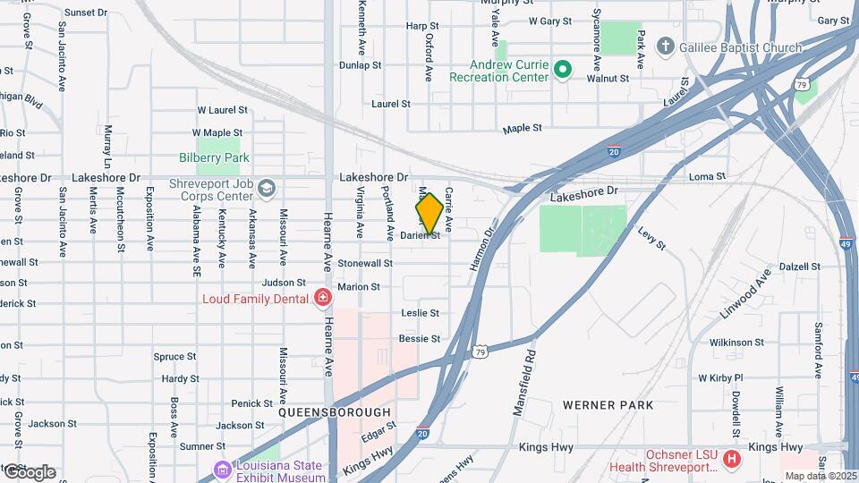 2325 Darien St Map and Location Details