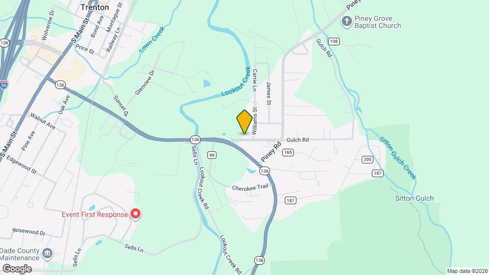 115 Gulch Rd Mapa y Detalles de la Ubicación