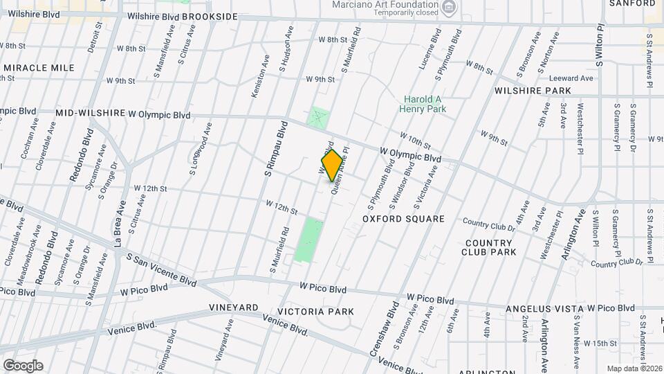 1129 Queen Anne Pl Map and Location Details