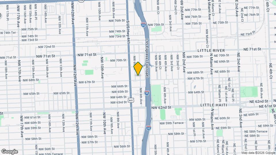 6716 NW 6th Ave Map and Location Details