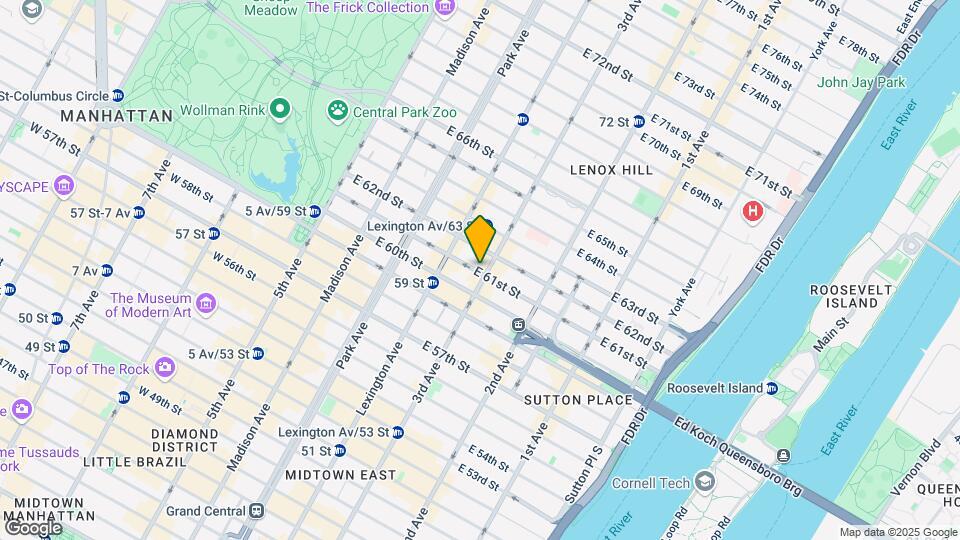 167 E 61st St Map and Location Details