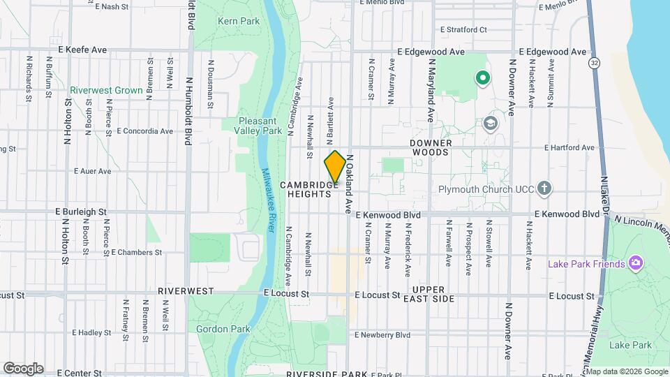 3202 N Bartlett Ave, Unit 3202 Map and Location Details