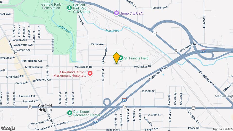 12901 McCracken Rd Map and Location Details