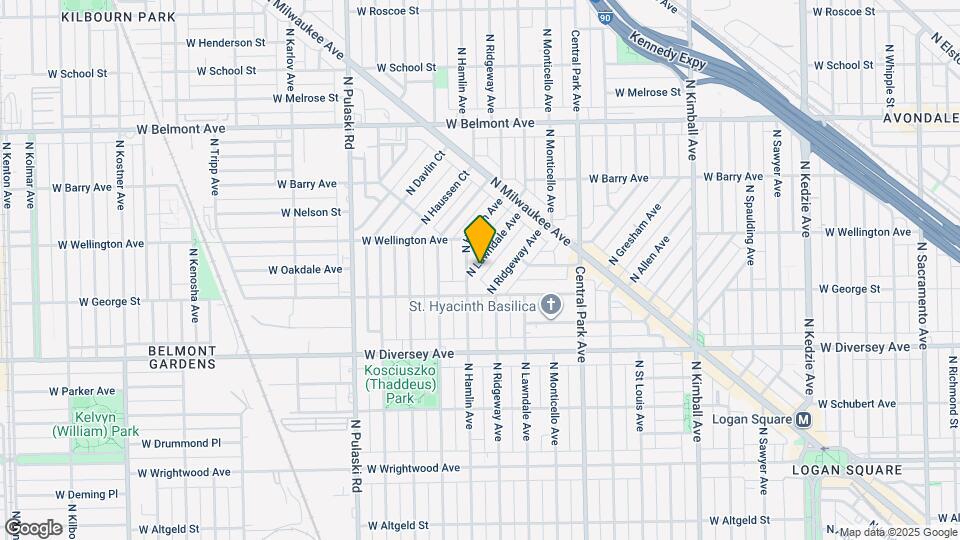 2915 N Lawndale Ave Map and Location Details