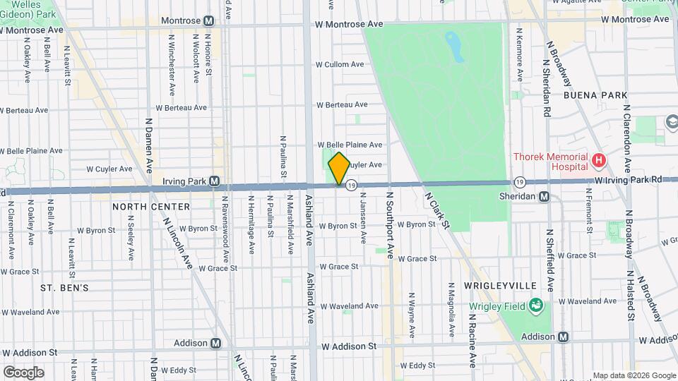 1481 W Irving Park Rd Map and Location Details