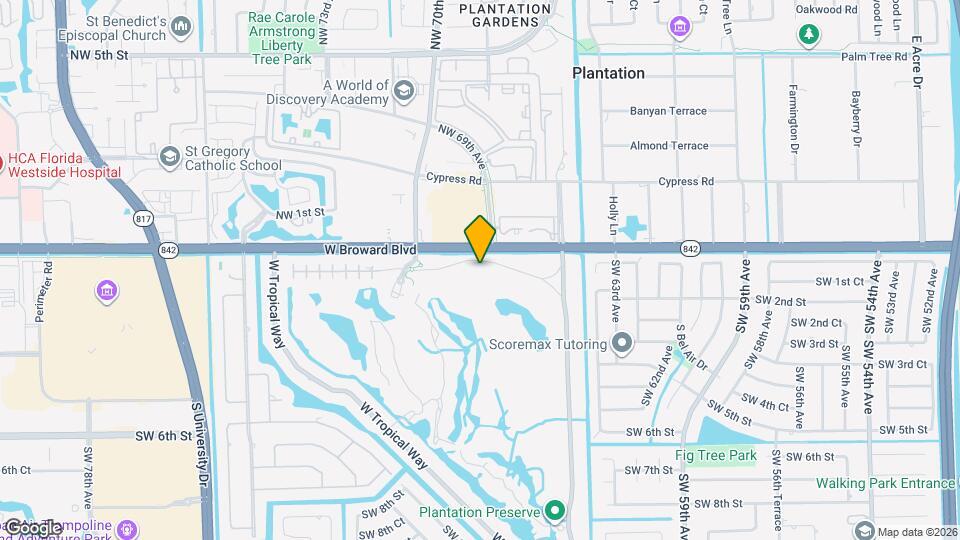 6700 E Tropical Way Map and Location Details