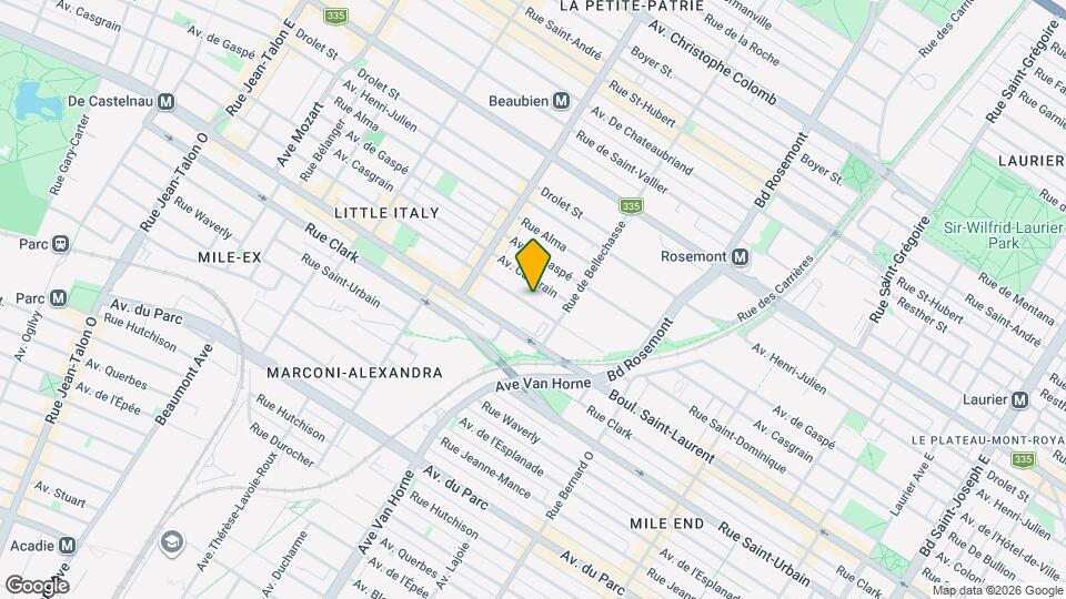 6289 Saint-Dominique Rue Map and Location Details