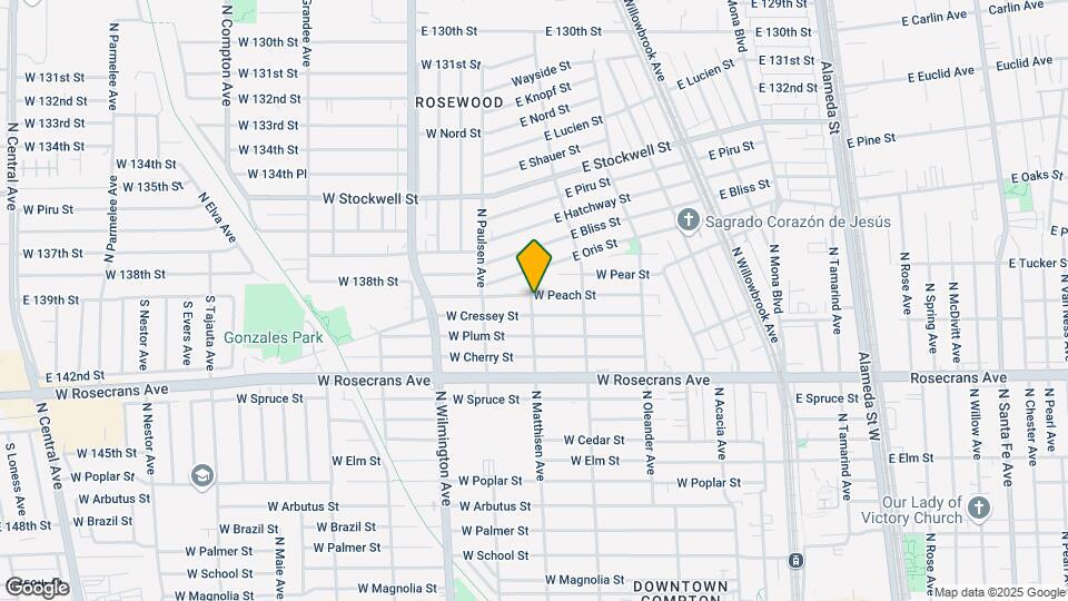 1504 Mathissen Ave Mapa y Detalles de la Ubicación