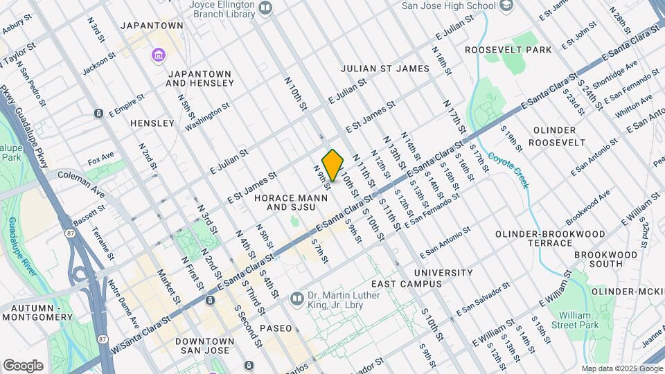 84 N 9th St Map and Location Details