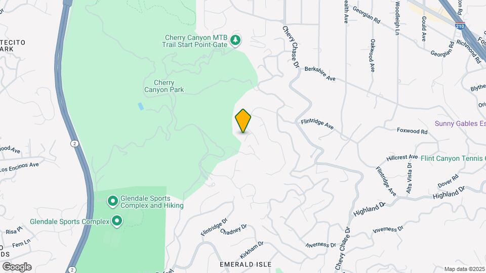 1218 Flintridge Cir Map and Location Details