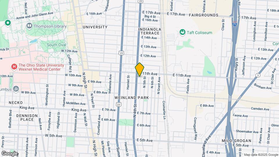 1504 N 4th St Map and Location Details