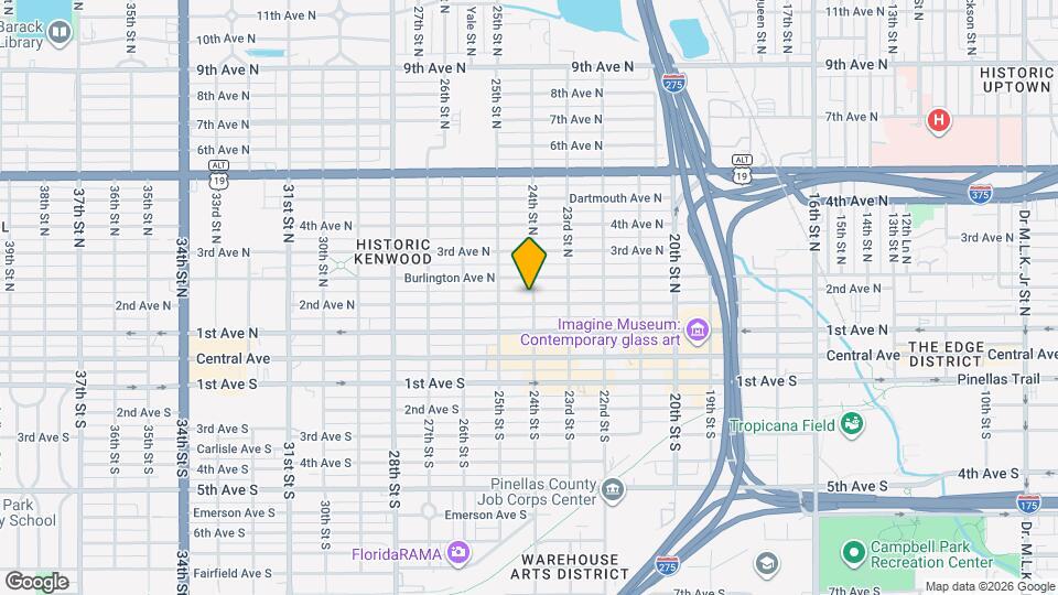 2401 2nd Ave N Map and Location Details