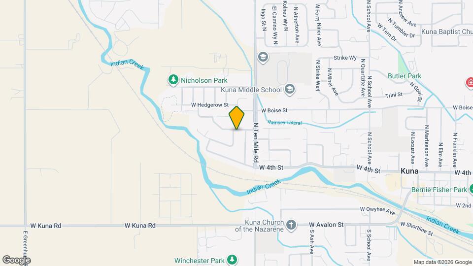1717 W Topanga Dr Map and Location Details