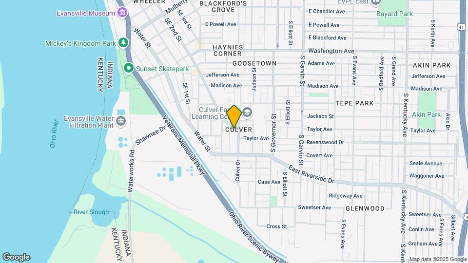 1421 Culver Dr Map and Location Details