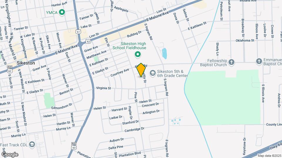 Virginia Pines Townhomes & Apartments Map and Location Details