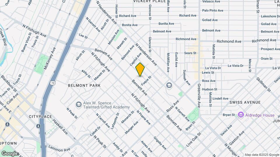 2117-2121 N Garrett Ave Map and Location Details