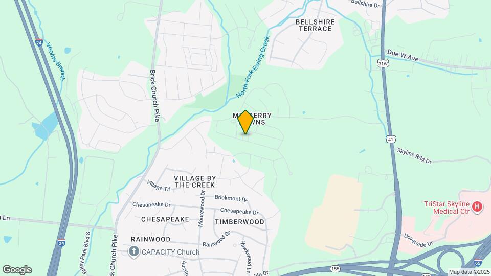 2186 Mulberry Downs Cir Map and Location Details