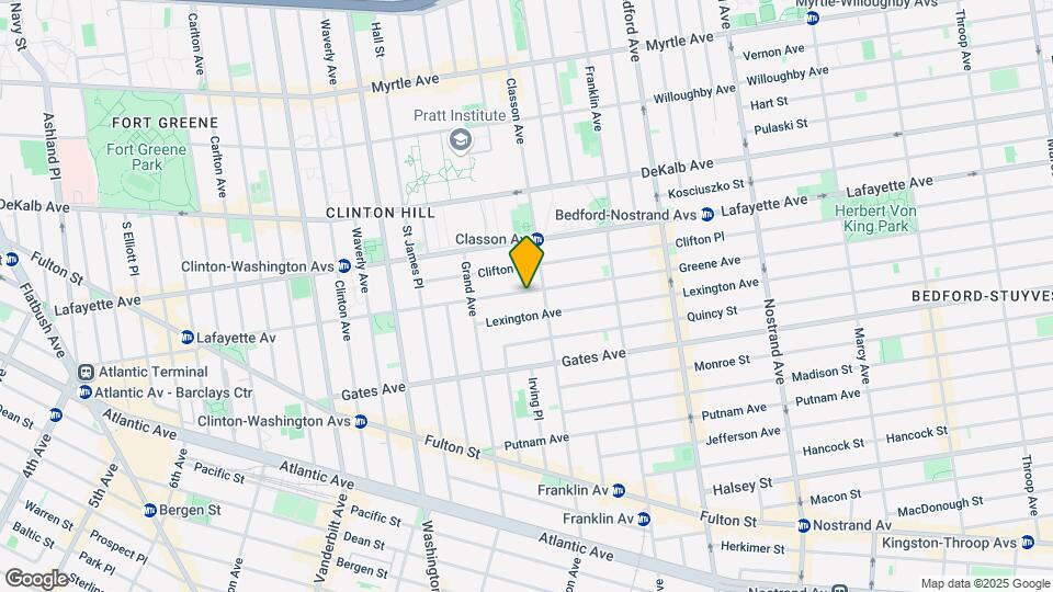 268 Greene Ave Mapa y Detalles de la Ubicación