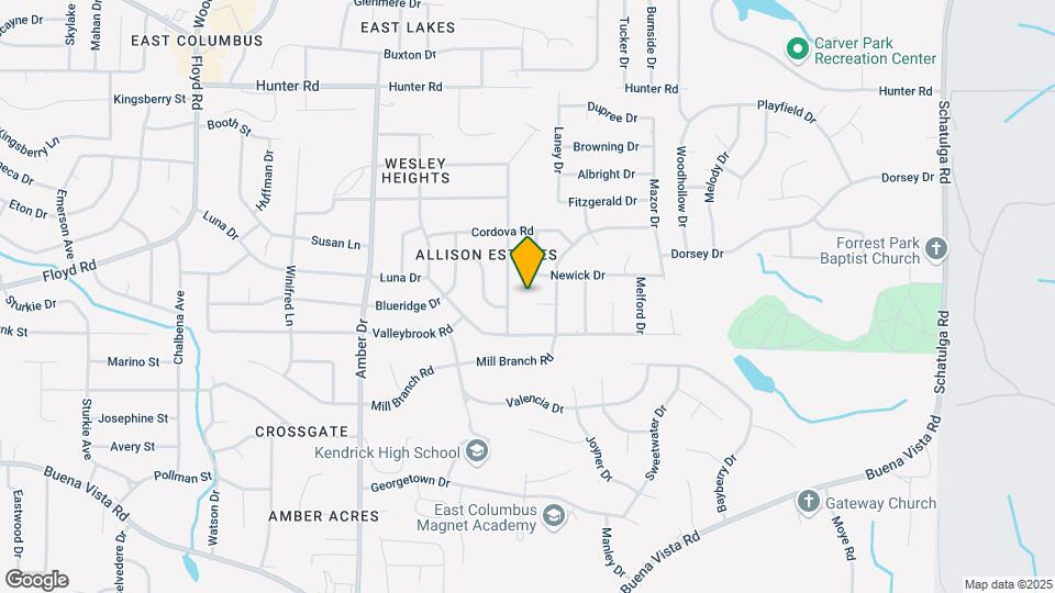 6227 Lacey Ct Map and Location Details