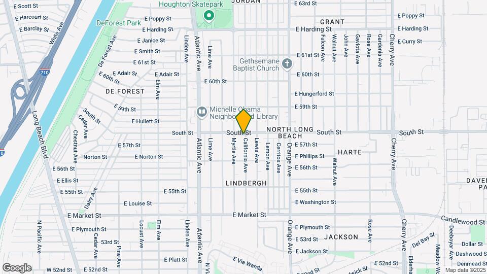 5729 California Ave Map and Location Details
