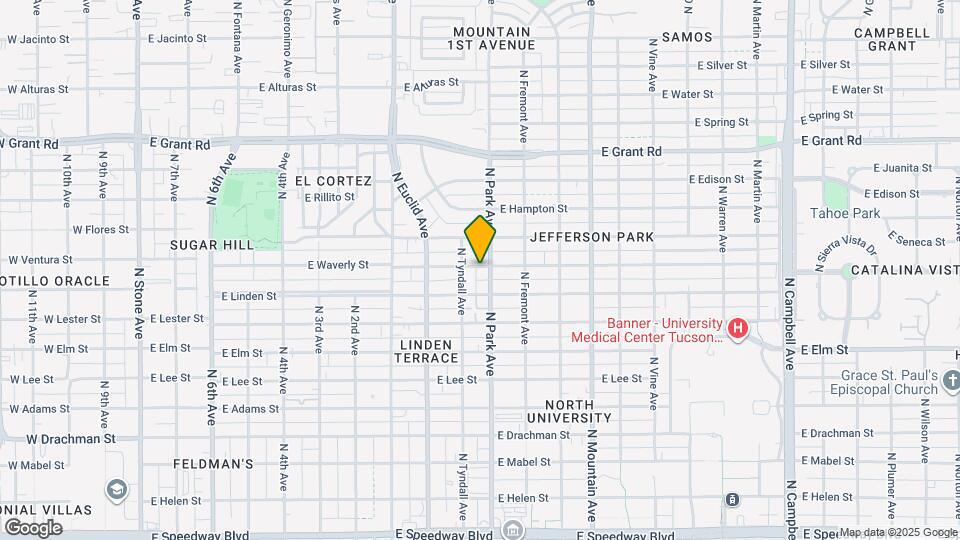 938 E Waverly St Mapa y Detalles de la Ubicación