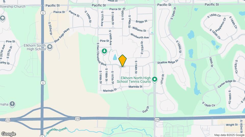 19527 Shadow Ridge Dr Map and Location Details