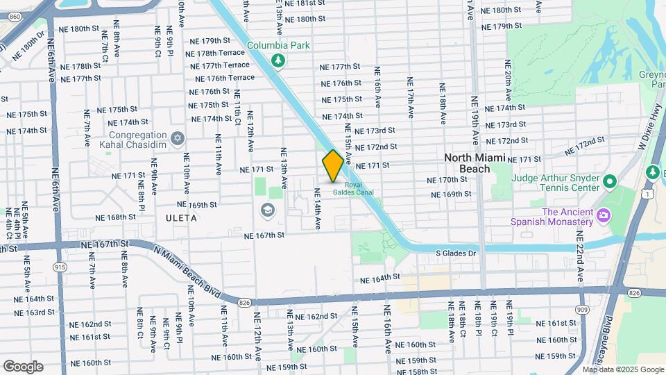 1430 NE 170th St Map and Location Details