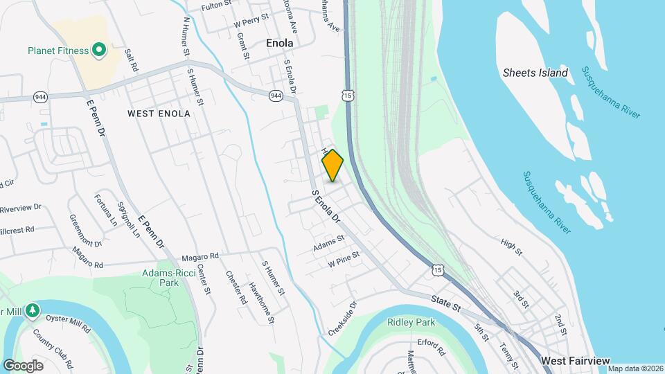 5 E Beale Ave Map and Location Details